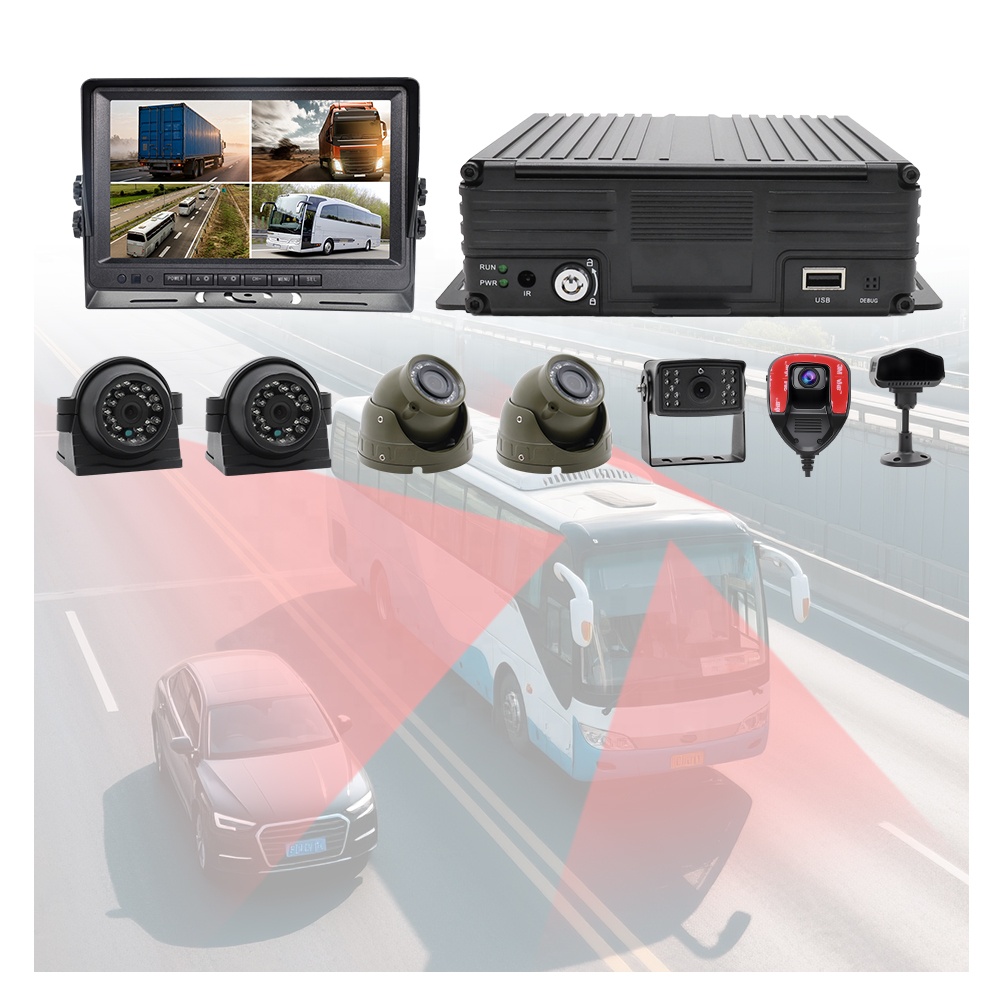 Dash Cam Front And Rear 4K - 4K 1080P 8-канальный 4Ch MDVR 360-градусная