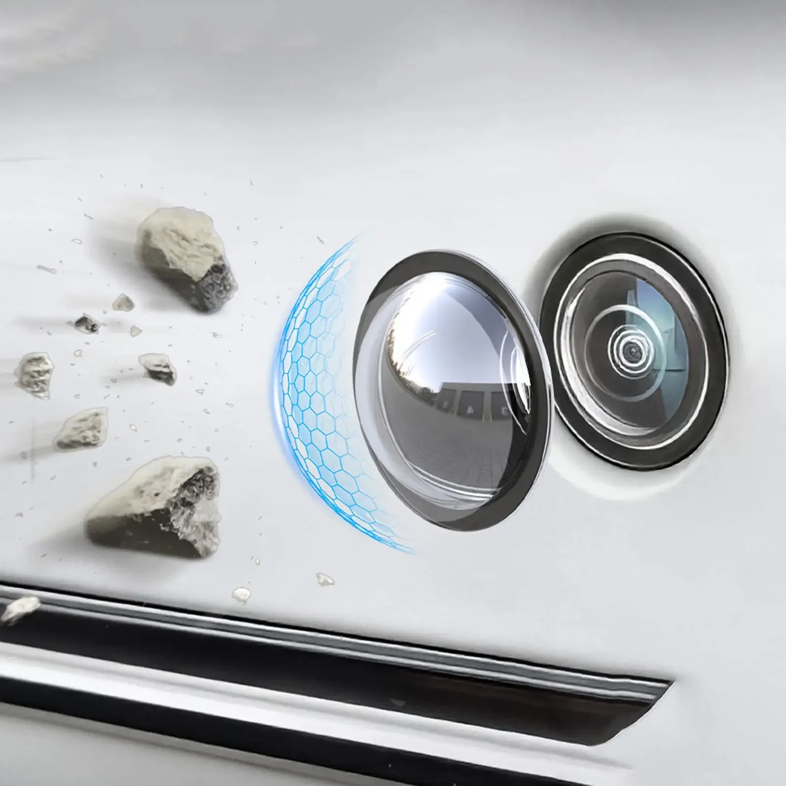 Dash Cam Mirror Backup Camera - Универсальная защита для объектива автомобильной камеры,