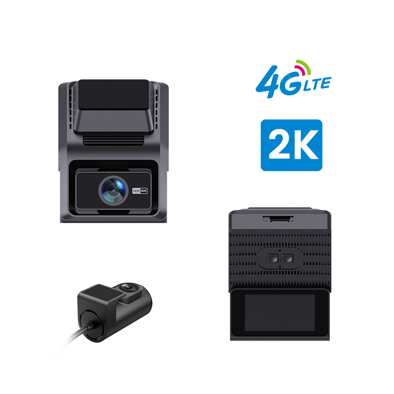 Dash Cam 2K Dual Lens - 3-дюймовая видеорегистратор 2K 4G с двумя