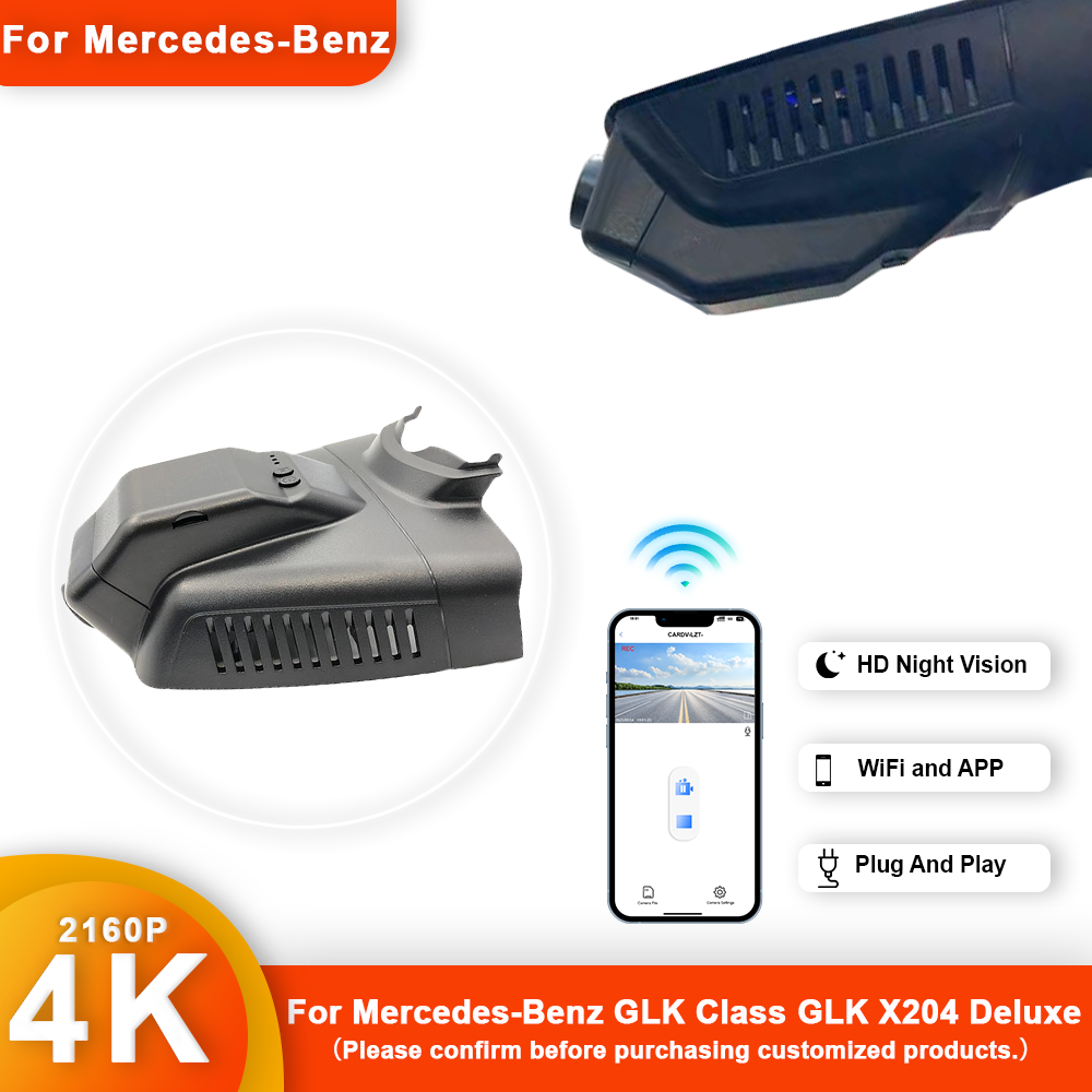 Dash Cam Front And Rear 4K - Автомобильный видеорегистратор 4K HD 2160P, подключи