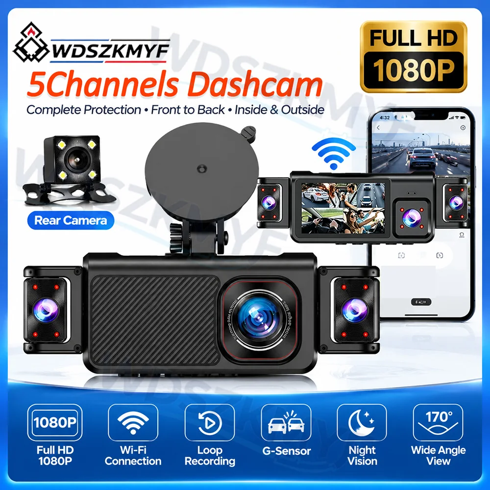 Dash Cam Hardwire Kit - Видеорегистратор для автомобилей, 4-канальный, с функцией