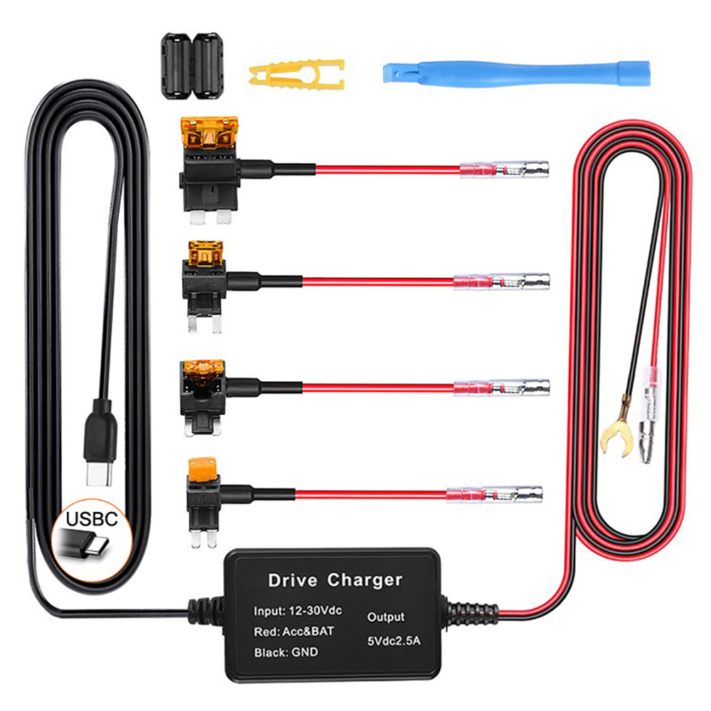 Dash Cam Hardwire Kit - Комплект жестких проводов для видеорегистратора Micro