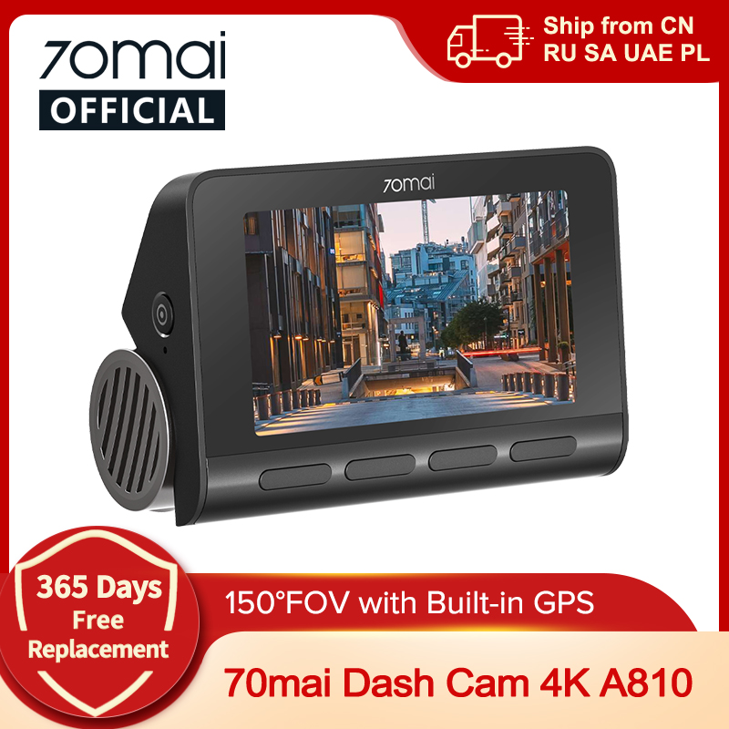 Dash Cam 4K Sony Starvis - Видеорегистратор 70mai A810 4K HDR со