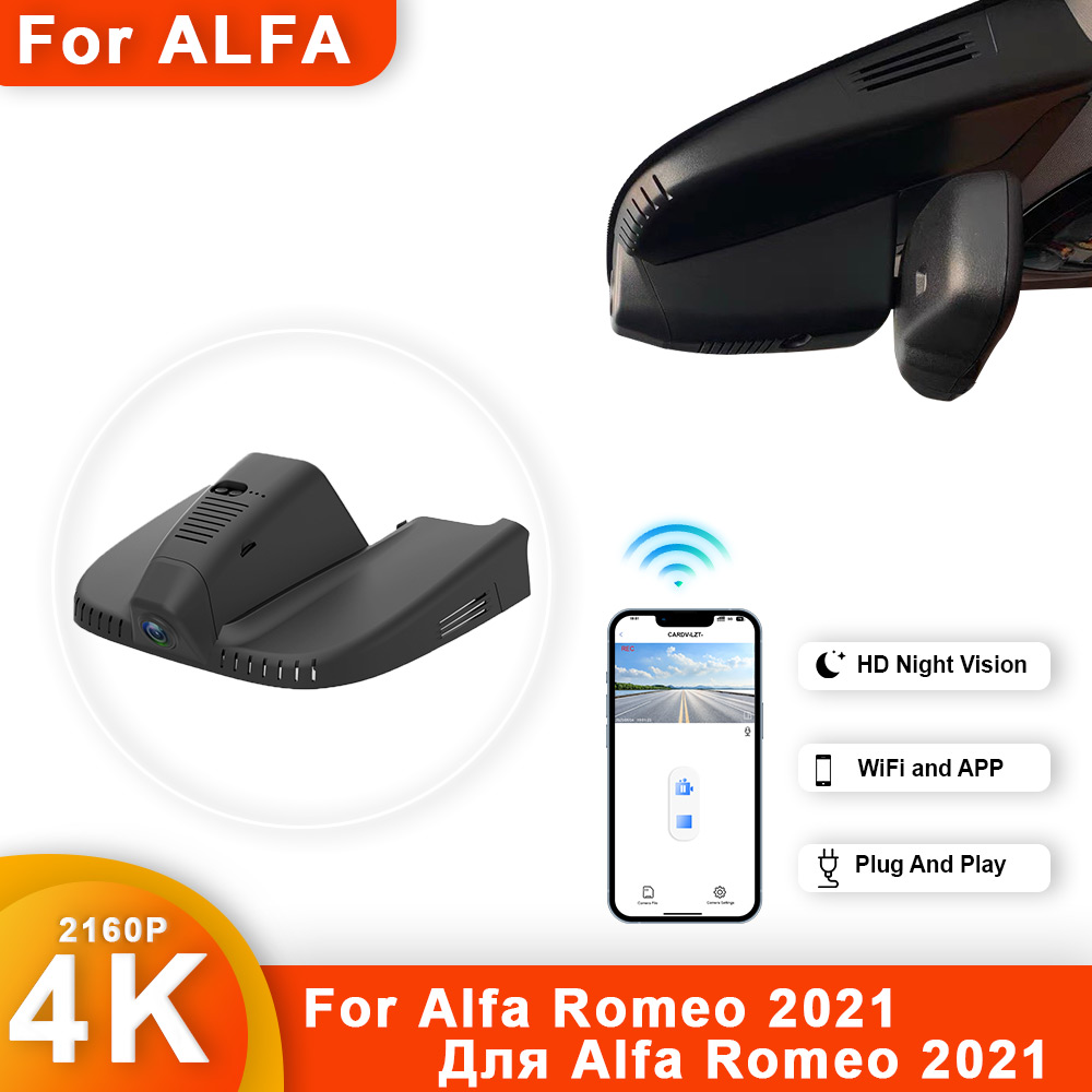 Dash Cam Front And Rear 4K - 4K HD 2160P, созданный для Alfa