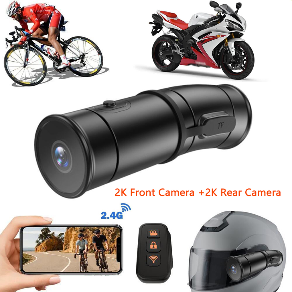 Dash Cam 2K Dual Lens - Камера для шлема Full HD 2K