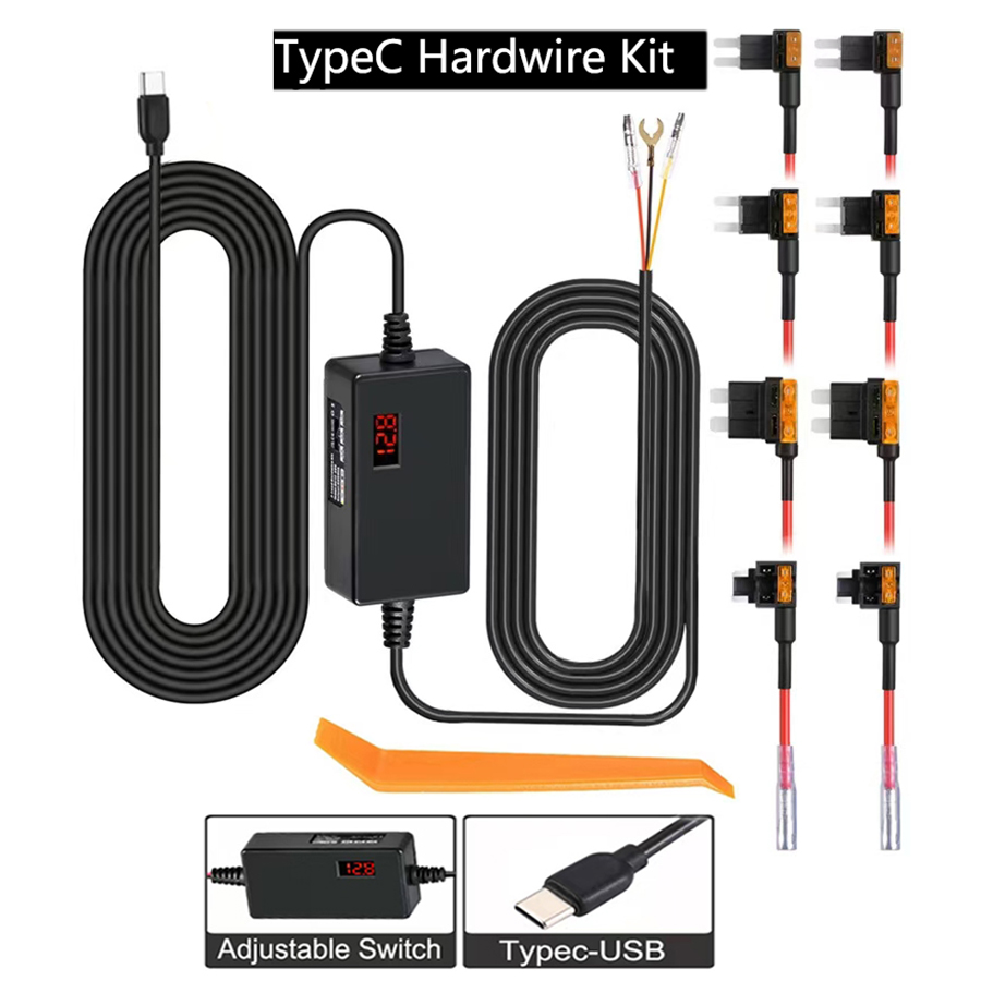 Dash Cam Hardwire Kit - Для VIOFO Type C USB 12
