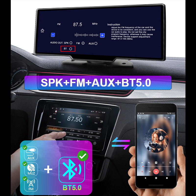 EKLEVA 10,26 дюйма, 4K, двойно – обзор и цена Dual Dash Cam With Gps Wifi