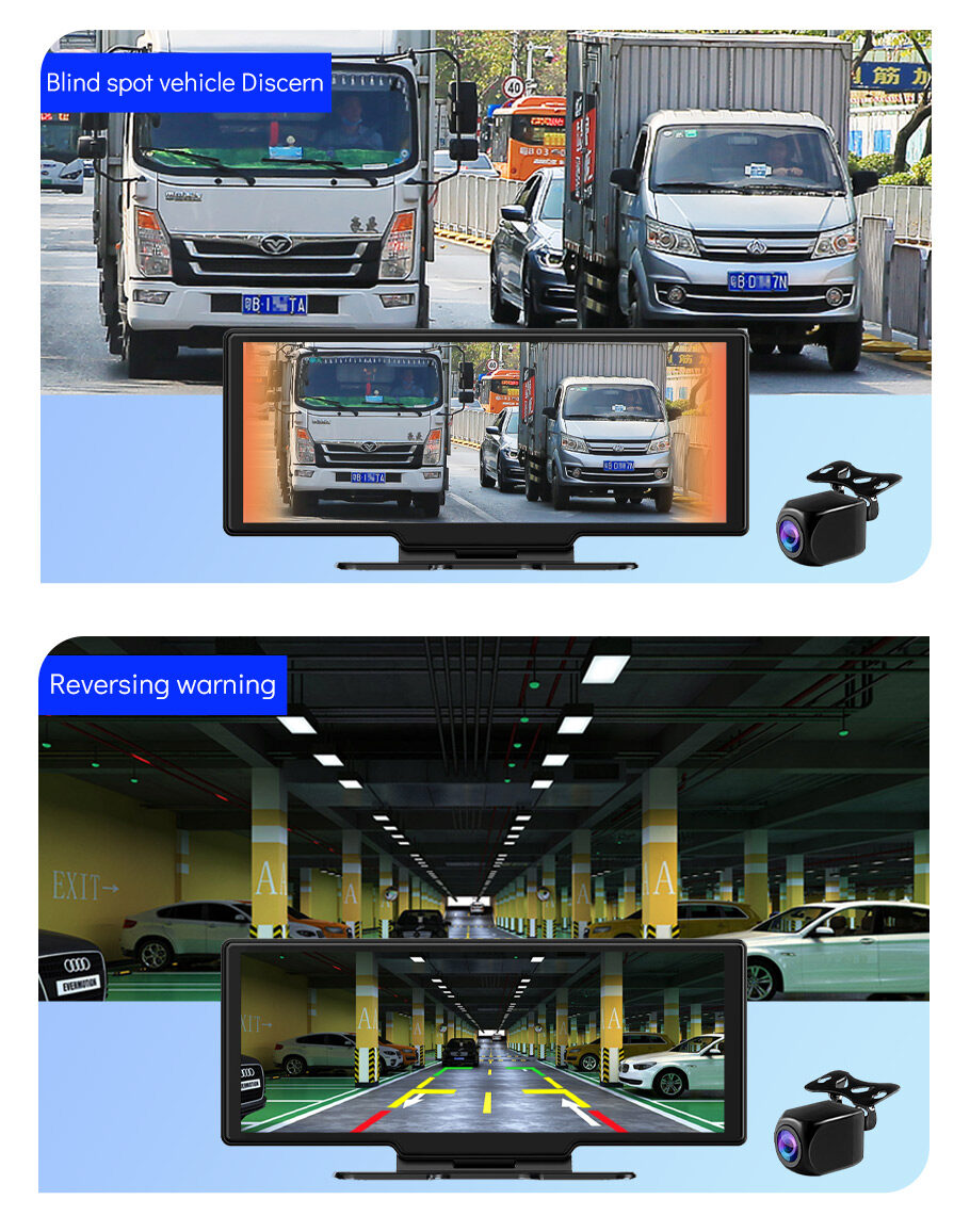EKLEVA 10,26 дюйма, 4K, двойно – обзор и цена Dual Dash Cam With Gps Wifi