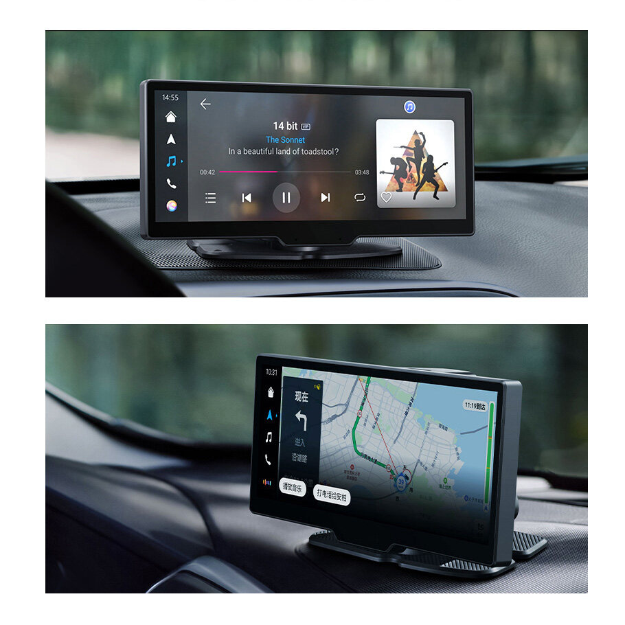 EKLEVA 10,26 дюйма, 4K, двойно – обзор и цена Dual Dash Cam With Gps Wifi