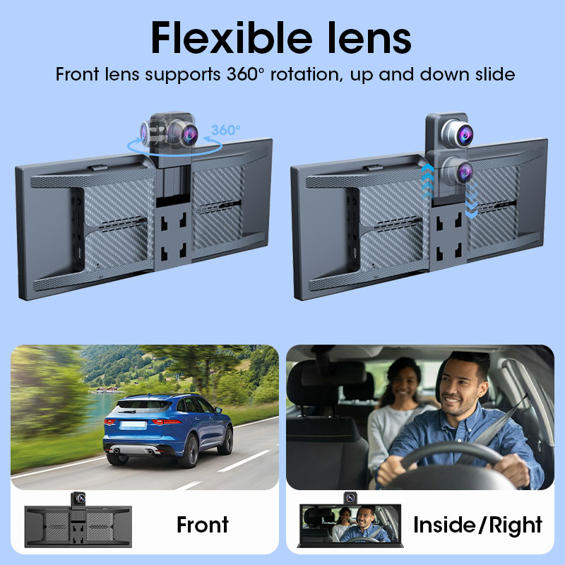 11,3-дюймовый автомобильный ви – обзор и цена Dual Dash Cam With Gps Wifi