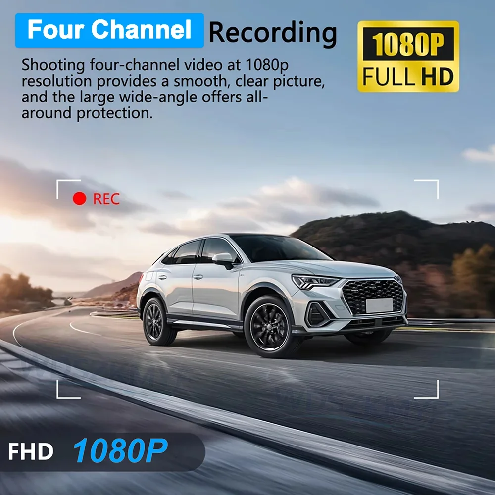 Автомобильная камера для вожде – обзор и цена Dash Cam 3 Channel 1080P