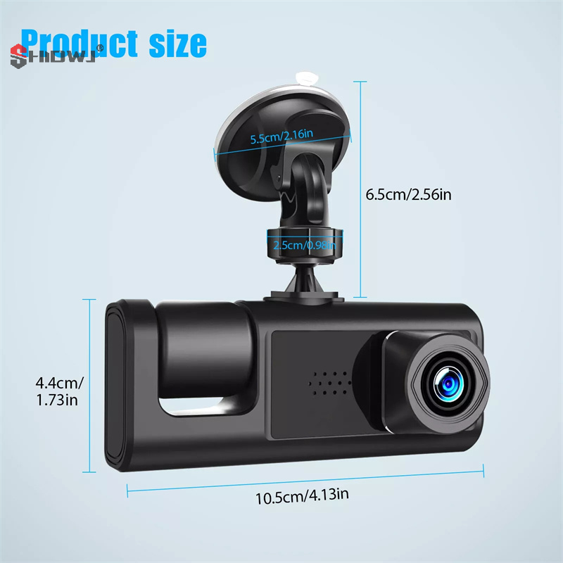 3-канальный Автомобильный виде – обзор и цена Dash Cam 3 Channel 1080P