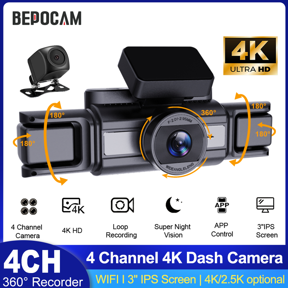 BEPOCAM 4CH 4K Видеорегистрато – обзор и цена Dash Cam Hardwire Kit