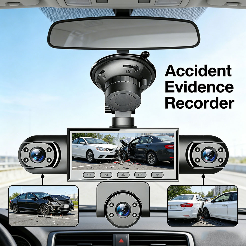 5-канальный автомобильный виде – обзор и цена Dash Cam 360 Degree Panoramic