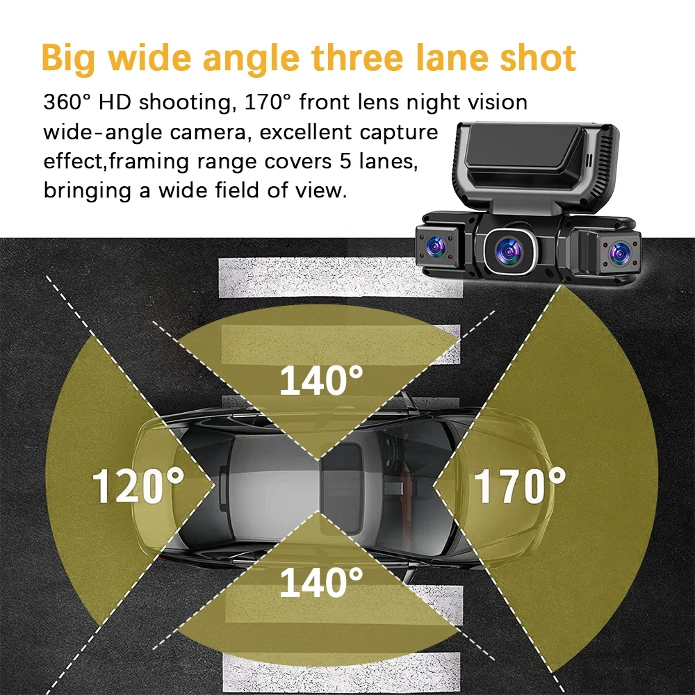 Новый автомобильный видеорегис – обзор и цена Dash Cam 360 Degree Panoramic