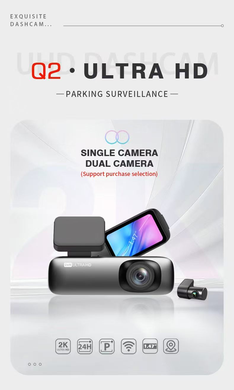 Новый видеорегистратор 2026 Q2 – обзор и цена Dash Cam 2K Dual Lens