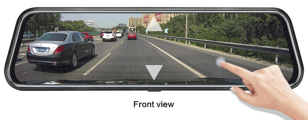 12-дюймовое 4K Android Auto Ca – обзор и цена Dash Cam Rear View Mirror 12 Inch