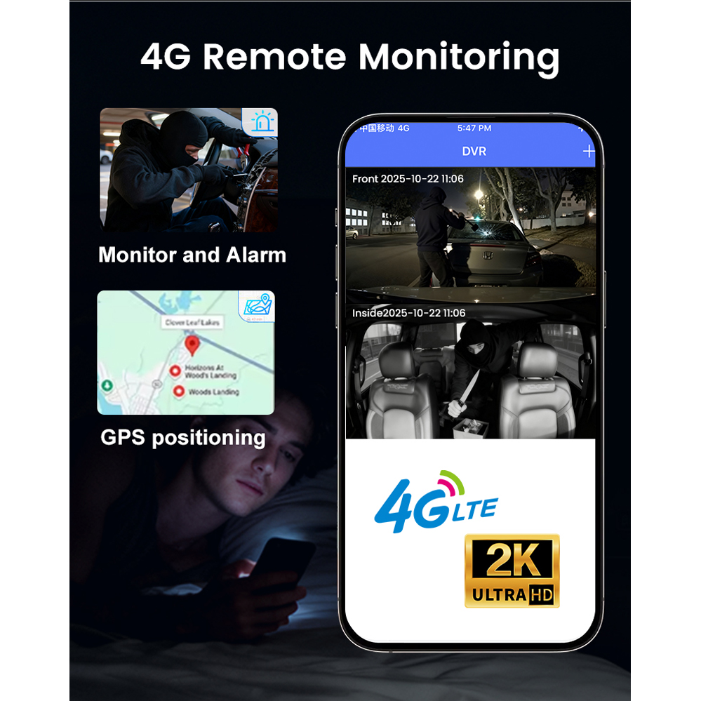 Видеорегистратор 4G LTE 2026 с – обзор и цена Dash Cam Night Vision Infrared