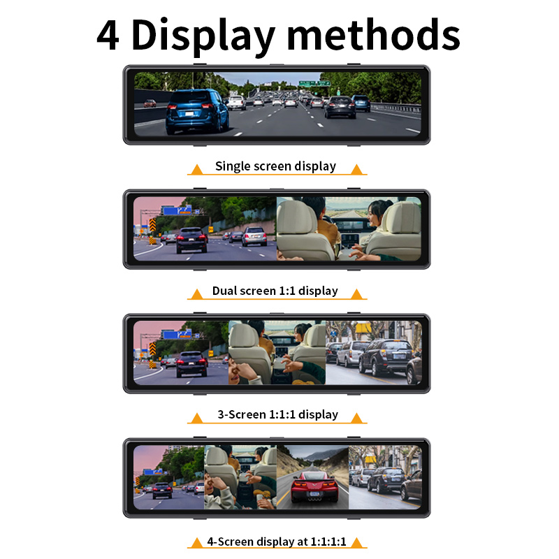 12-дюймовый автомобильный виде – обзор и цена Dash Cam Rear View Mirror 12 Inch