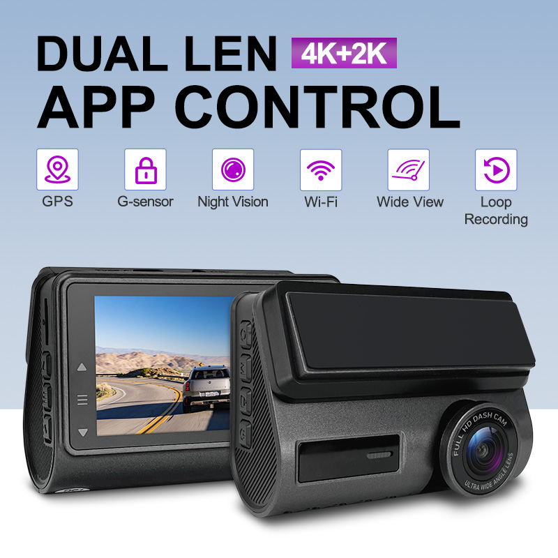 Видеорегистратор 4K 2K с двумя – обзор и цена Dash Cam 2K Dual Lens