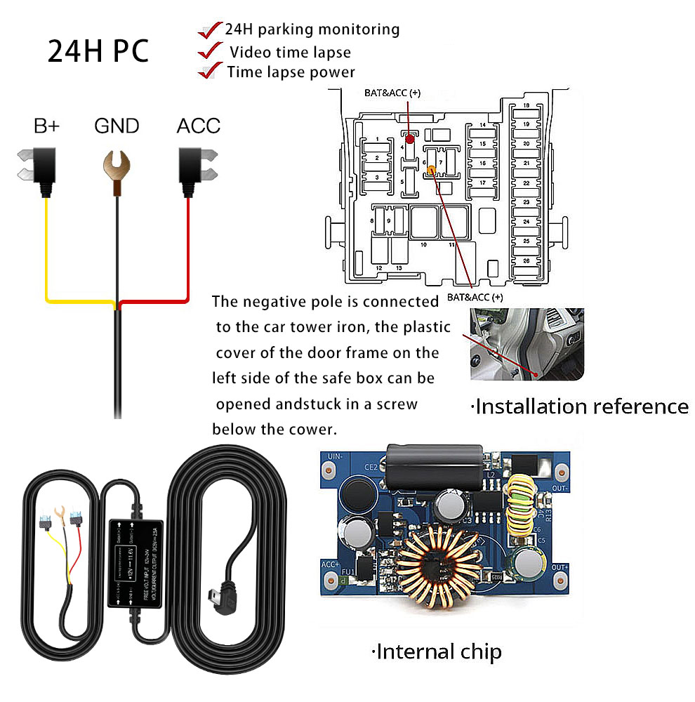 Комплект для подключения видео – обзор и цена Dash Cam Hardwire Kit