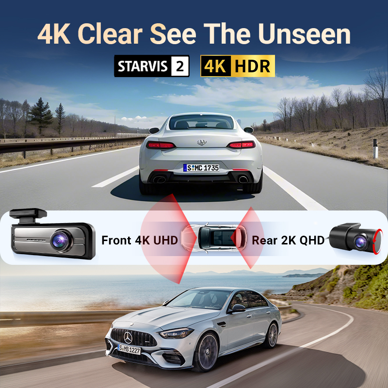 Двухканальный видеорегистратор – обзор и цена Dash Cam With Parking Monitor