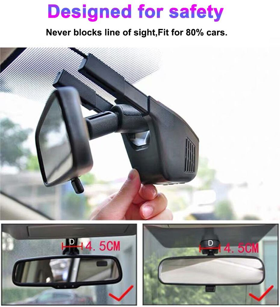 Автомобильный видеорегистратор – обзор и цена Dash Cam Front And Rear 4K