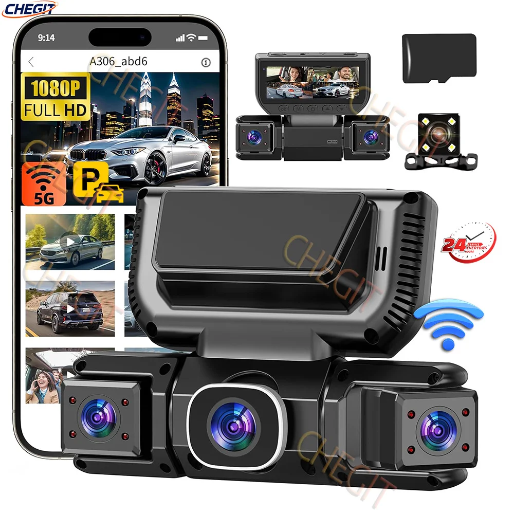 4-камерная система кругового о – обзор и цена Dash Cam 360 Degree Panoramic