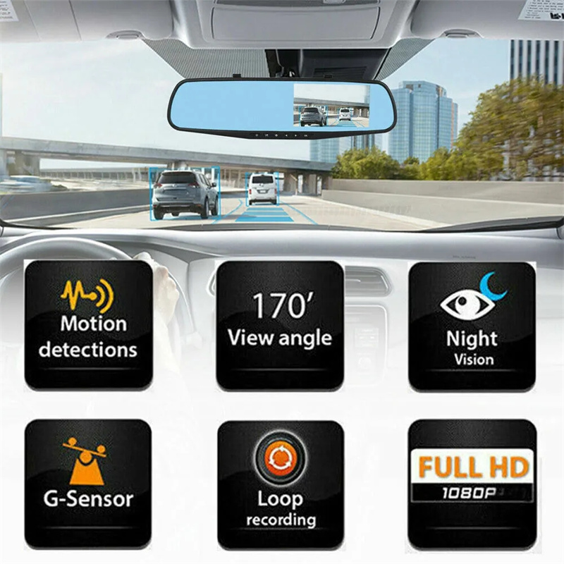 Зеркальный видеорегистратор FH – обзор и цена Dash Cam With Parking Monitor