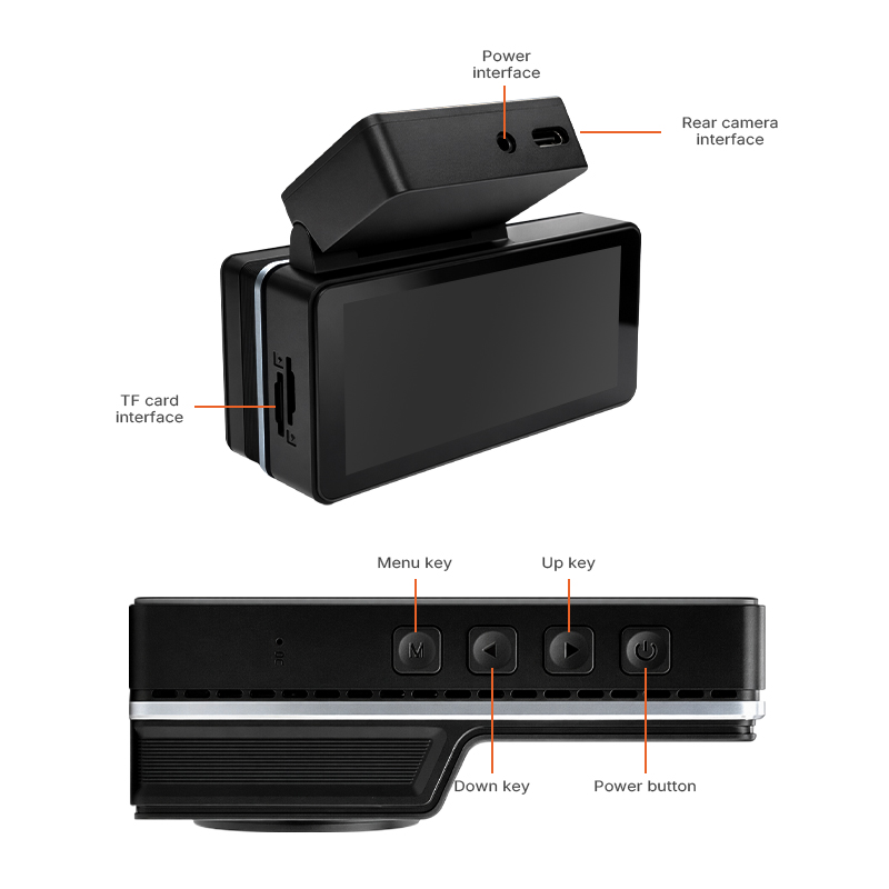 4K двухкамерный смарт-видеорег – обзор и цена Dash Cam Front And Rear 4K