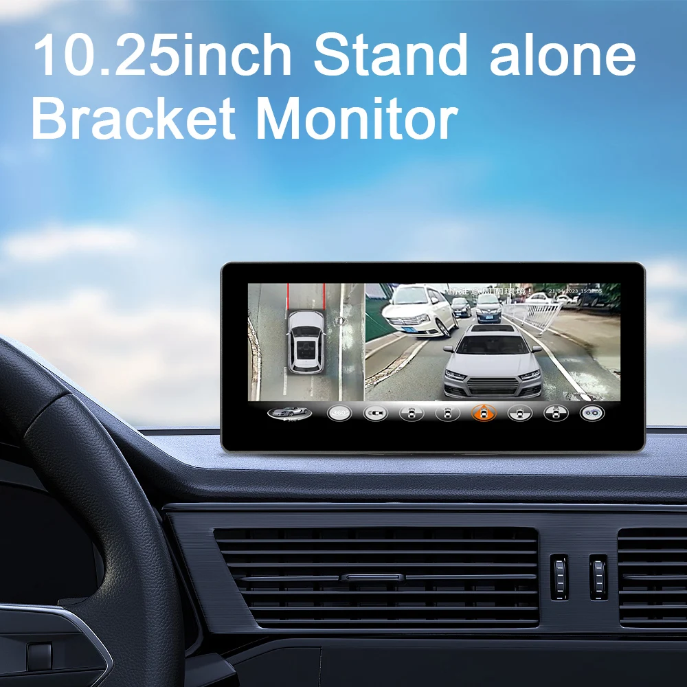 10,25-дюймовый монитор с сенсо – обзор и цена Dash Cam 360 Degree Panoramic