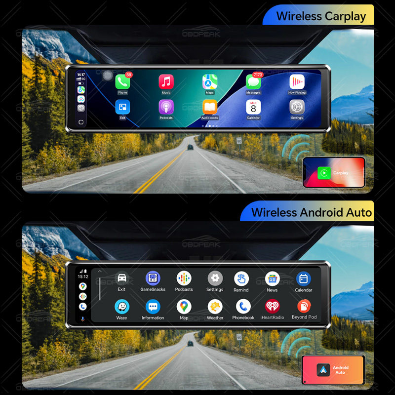 Автомобильный видеорегистратор – обзор и цена Dual Dash Cam With Gps Wifi