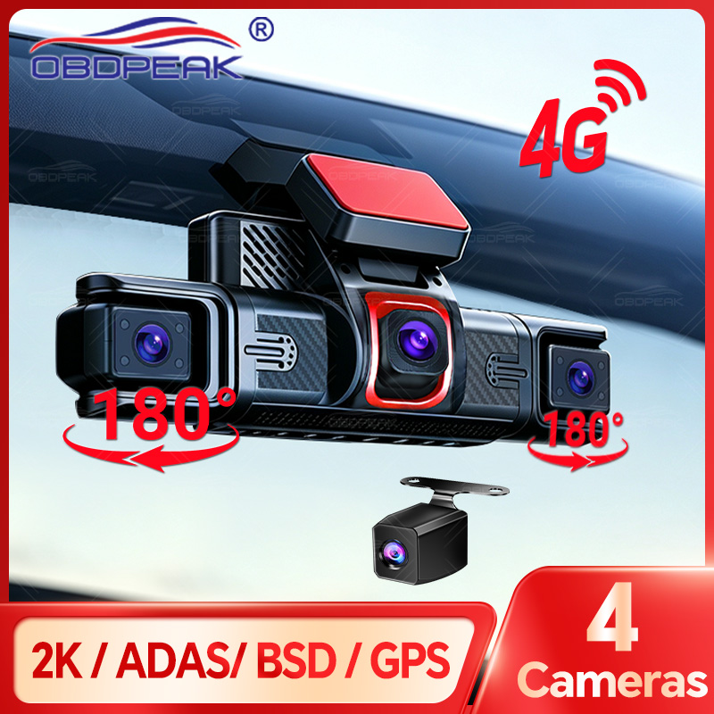 M100 Скрытая 4-канальная LTE 4 – обзор и цена Dash Cam 3 Channel 1080P