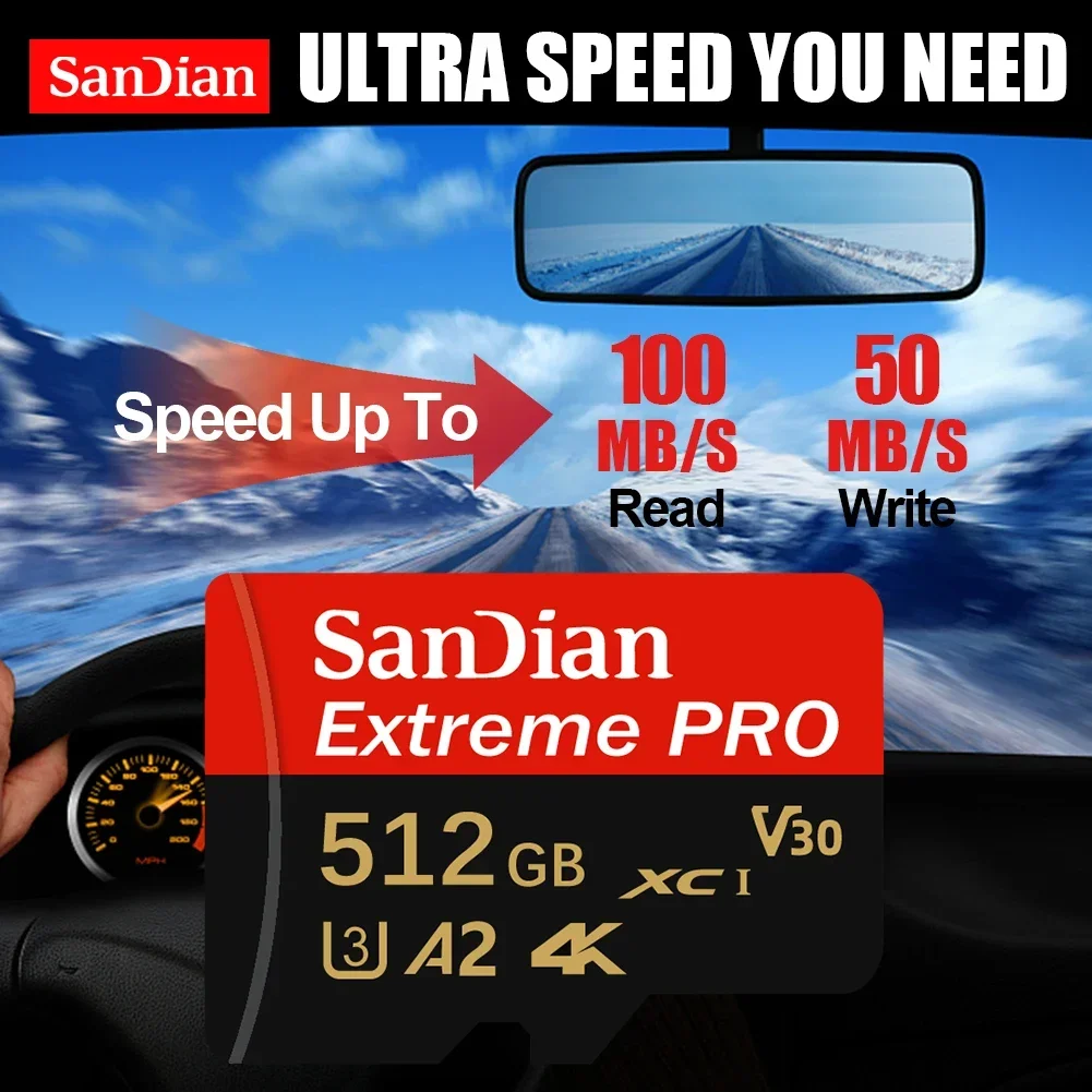 Высокопроизводительные карты п – обзор и цена Dash Cam Sd Card 256Gb High Endurance