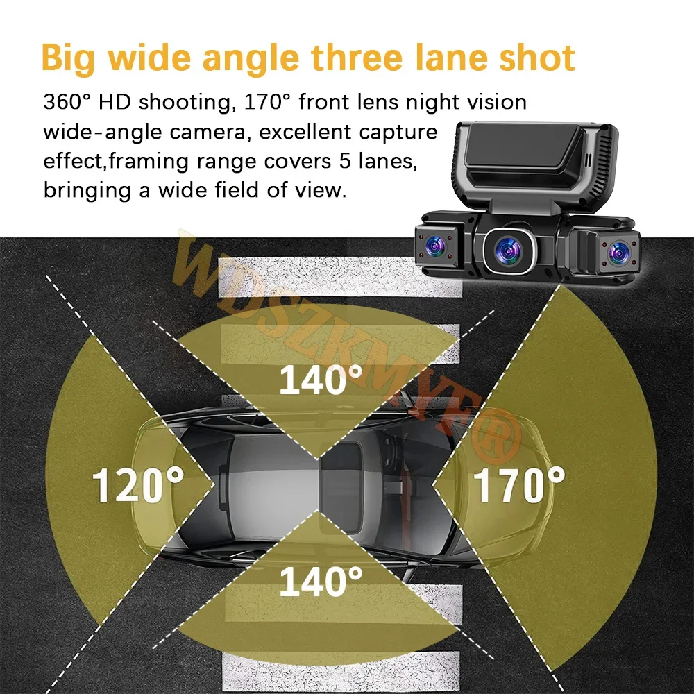 4-камерная система кругового о – обзор и цена Dash Cam 360 Degree Panoramic
