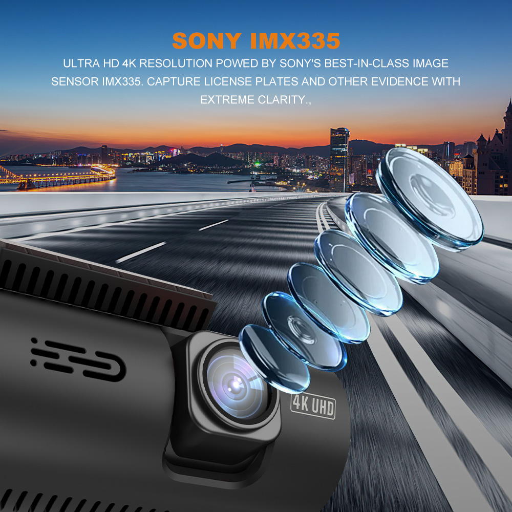 Видеорегистратор 4K+1080P с дв – обзор и цена Dual Dash Cam With Gps Wifi