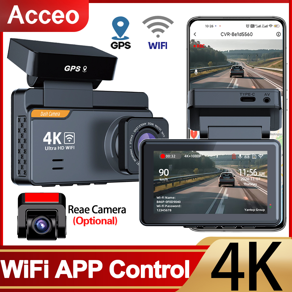 Автомобильный видеорегистратор – обзор и цена Dash Cam 4K Sony Starvis