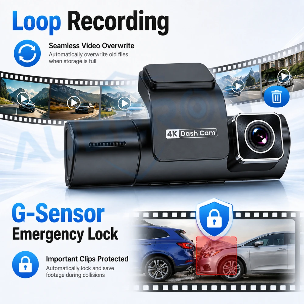 3-канальный видеорегистратор 4 – обзор и цена Dash Cam 3 Channel 1080P