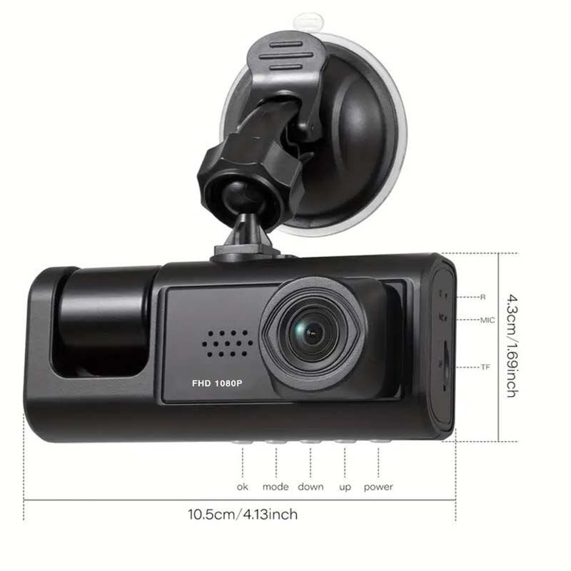 Видеорегистратор с двойной кам – обзор и цена Dash Cam Front And Rear 4K