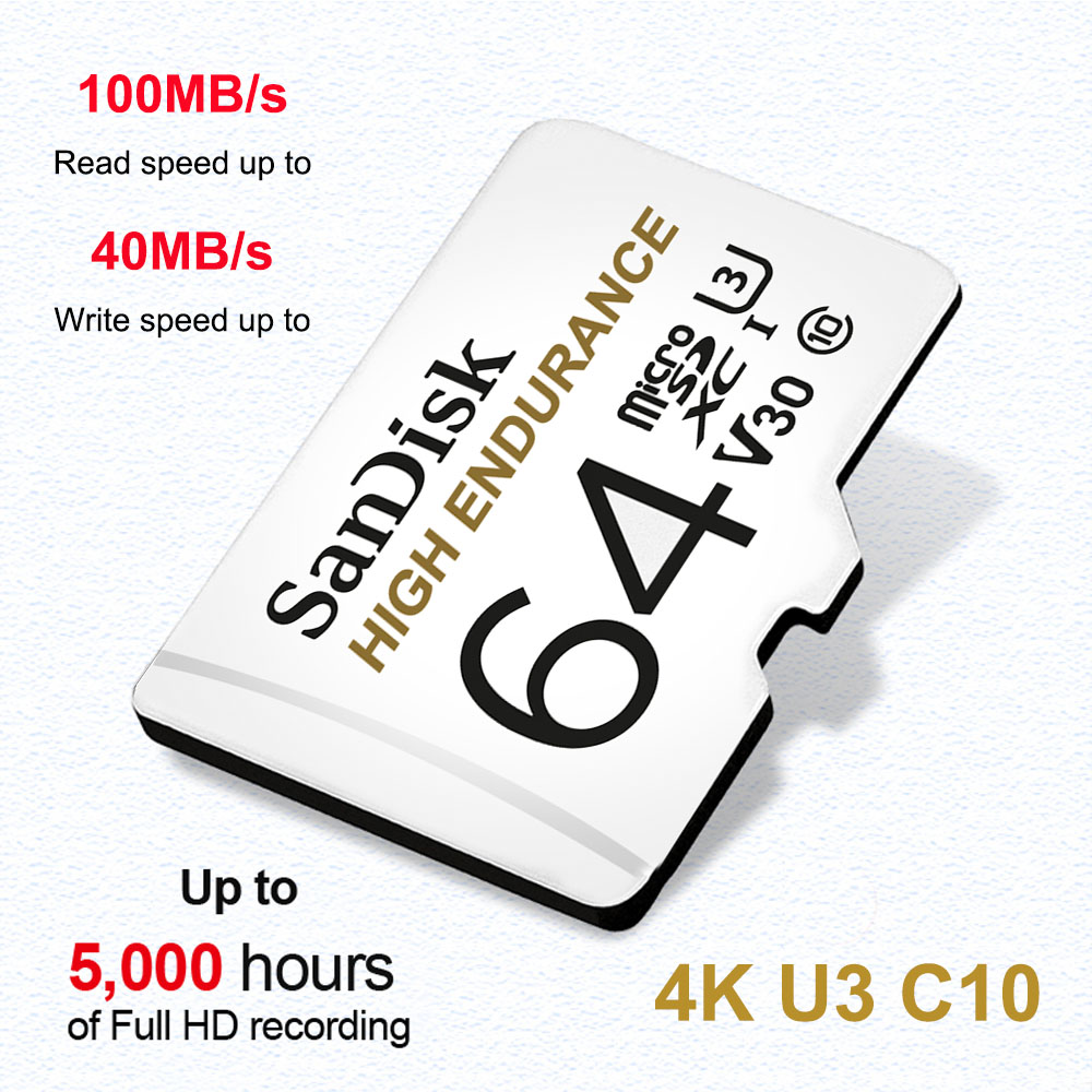 Карта памяти SanDisk MAX ENDUR – обзор и цена Dash Cam Sd Card 256Gb High Endurance