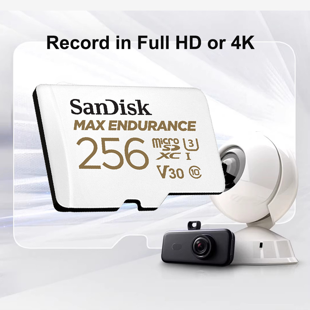 Карта памяти SanDisk MAX ENDUR – обзор и цена Dash Cam Sd Card 256Gb High Endurance