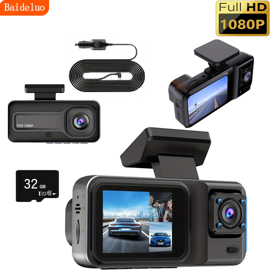 3-канальная видеорегистратор д – обзор и цена Dash Cam 3 Channel 1080P