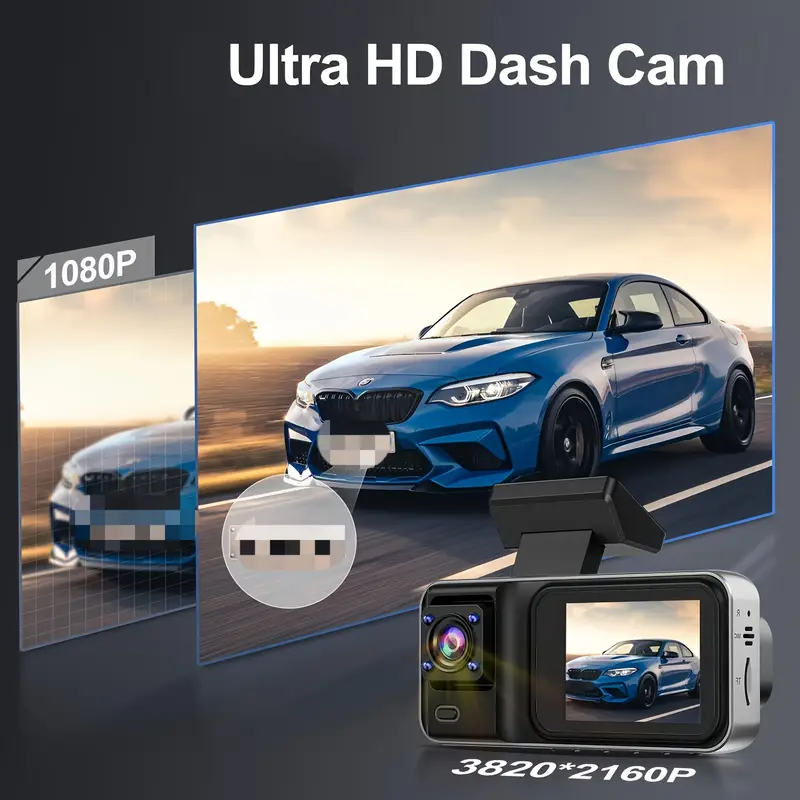 3-канальная видеорегистратор д – обзор и цена Dash Cam 3 Channel 1080P